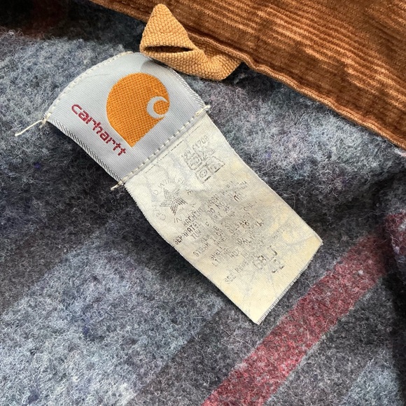 Vintage 1994 Carhartt Detroit Jacket 6BLJ Blanket Lined Sz 42 (Large)Made in USA - Picture 10 of 14